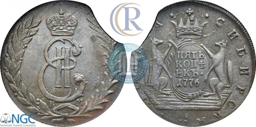 Picture 5 kopecks 1776 year КМ 
