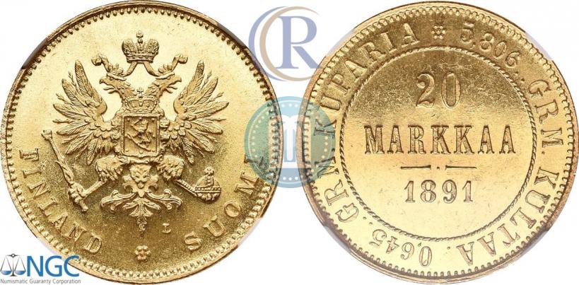 Фото 20 марок 1891 года L 