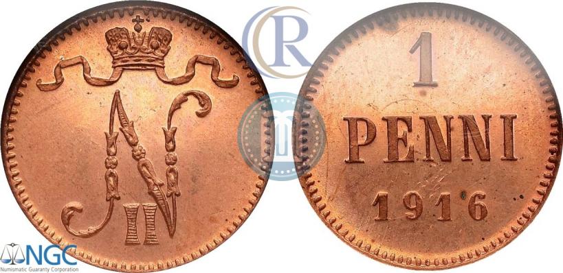 Picture 1 penni 1916 year  
