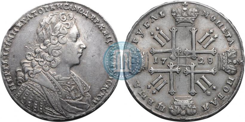Фото 1 рубль 1728 года  "Тип 1728"