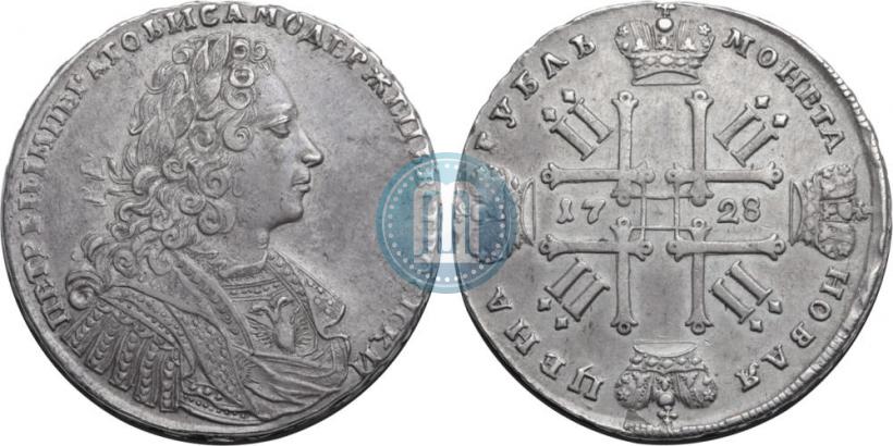 Picture 1 rouble 1728 year  "Type of 1728"