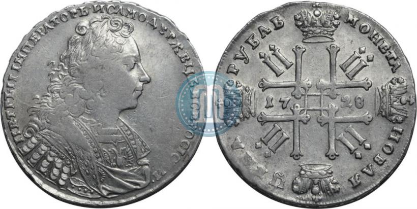 Picture 1 rouble 1728 year  "Type of 1728"