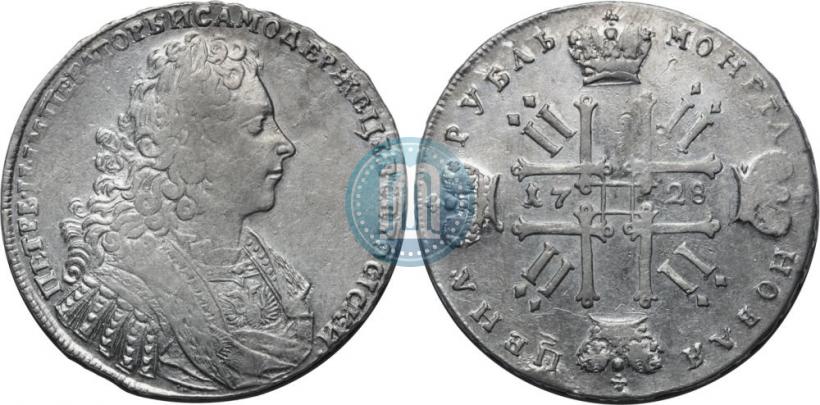 Picture 1 rouble 1728 year  "Type of 1728"