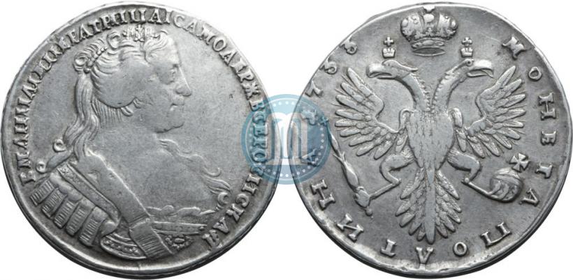 Picture Poltina 1733 year  