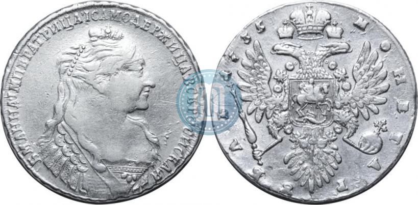 Picture 1 rouble 1735 year  