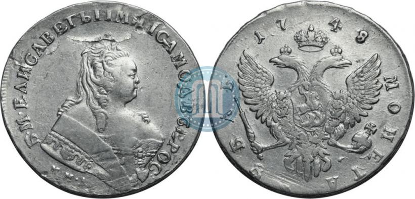 Picture 1 rouble 1748 year ММД 