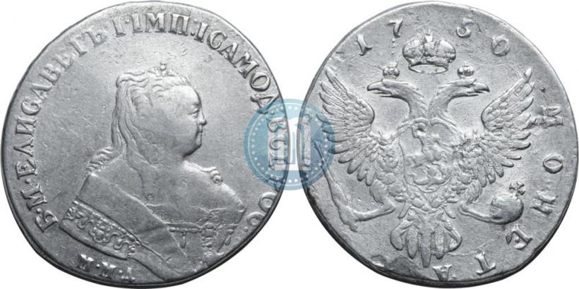 Picture 1 rouble 1749 year ММД 