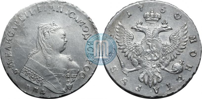 Picture 1 rouble 1749 year ММД 