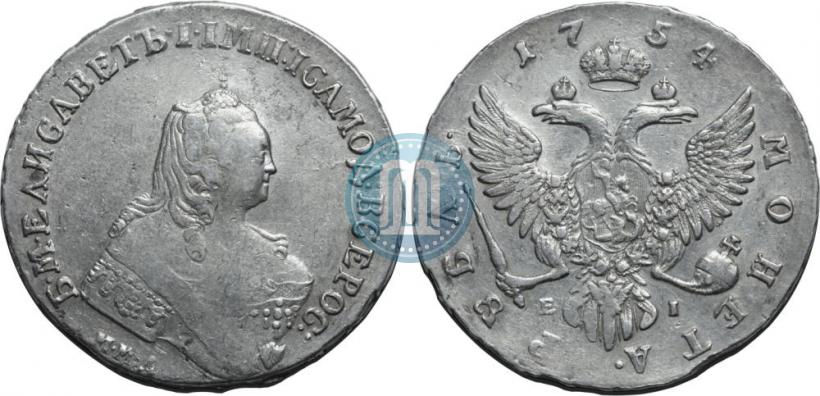 Picture 1 rouble 1754 year ММД-МБ 