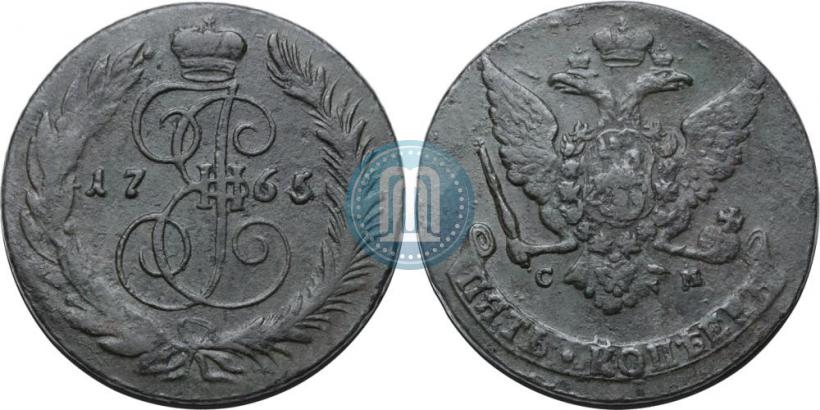 Picture 5 kopecks 1766 year ММ 