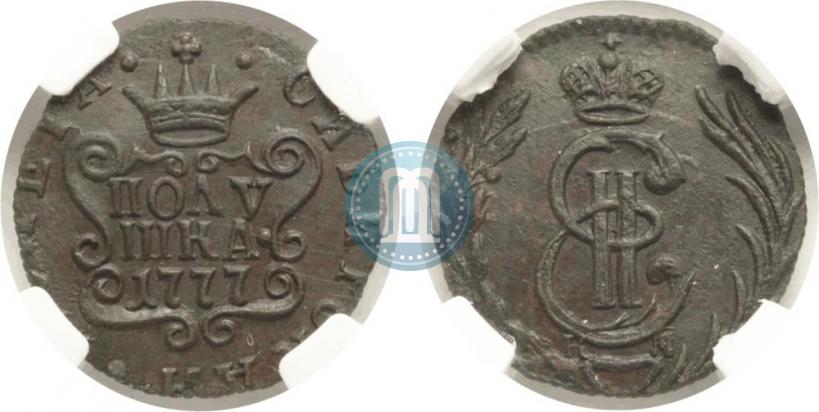 Фото Полушка 1777 года КМ 