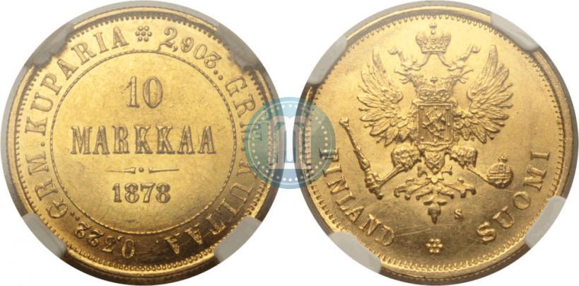 Picture 10 markkaa 1878 year S 