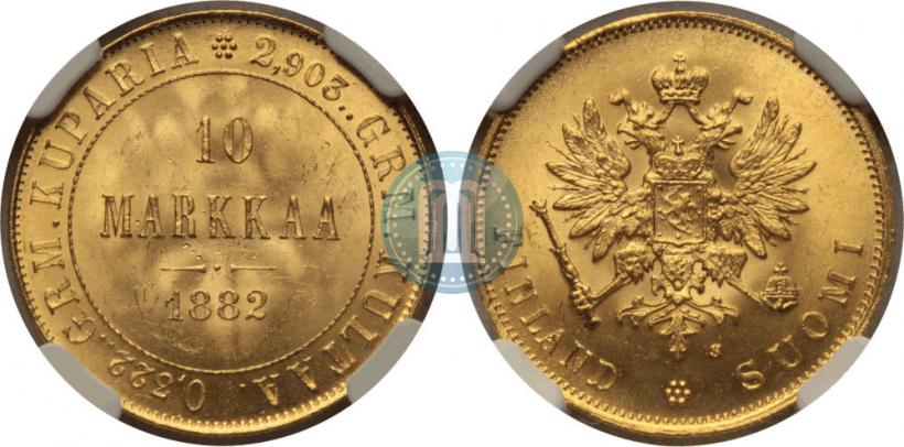 Фото 10 марок 1882 года S 