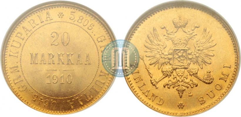 Picture 20 markkaa 1910 year L 