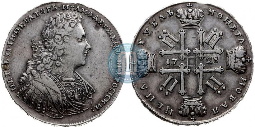 Фото 1 рубль 1728 года  "Тип 1728"