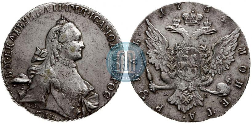 Фото 1 рубль 1764 года СПБ-ЯI 