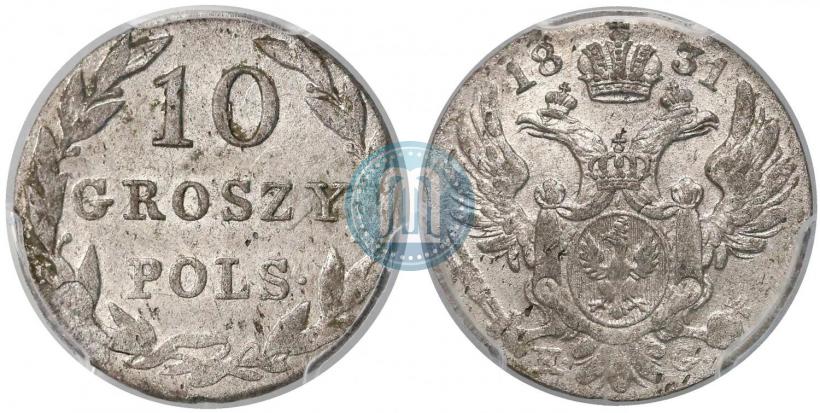 Picture 10 groszy 1831 year KG 