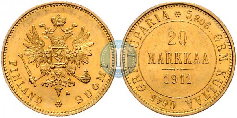 Фото 20 марок 1911 года L 