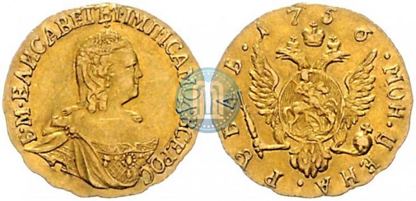 Picture 1 rouble 1756 year  