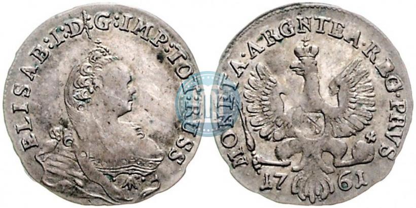 Picture 3 grosze 1761 year  