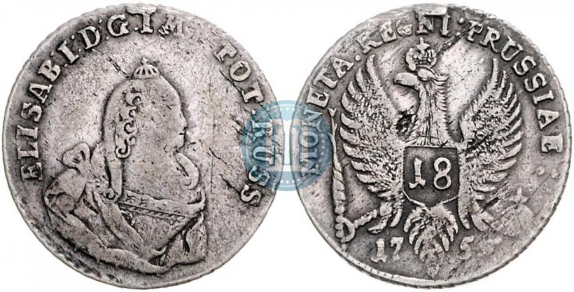 Picture 18 groszy 1759 year  