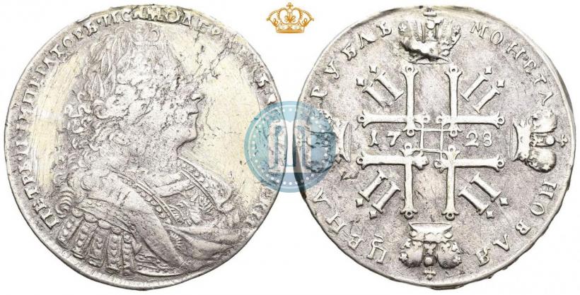 Фото 1 рубль 1728 года  "Тип 1728"