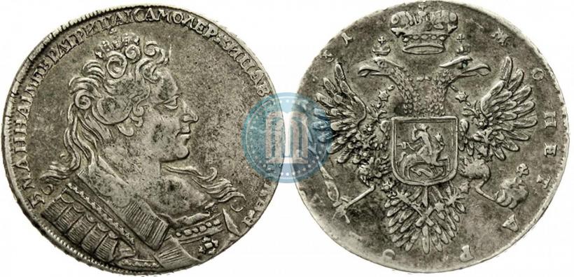 Фото 1 рубль 1731 года  