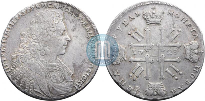 Picture 1 rouble 1728 year  "Type of 1728"