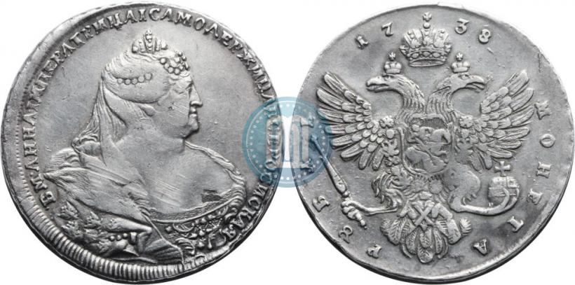 Picture 1 rouble 1737 year  "Type of 1735"