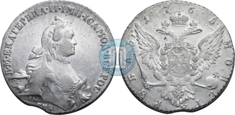 Picture 1 rouble 1765 year СПБ-ЯI 