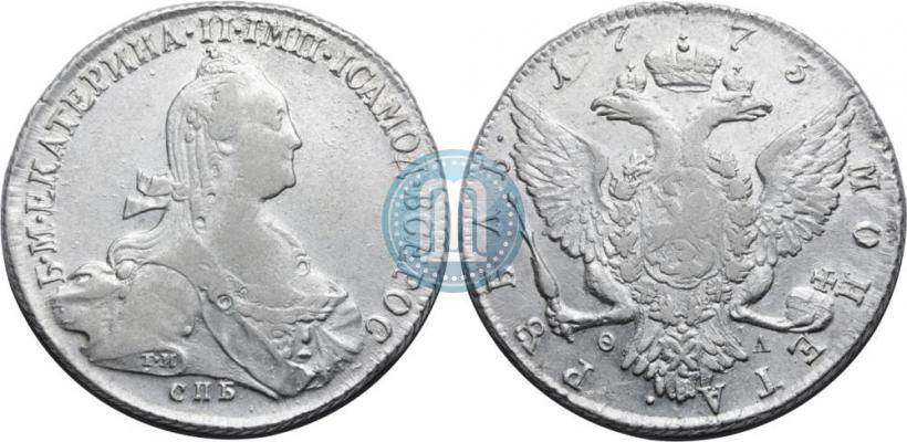 Picture 1 rouble 1773 year СПБ-ФЛ 