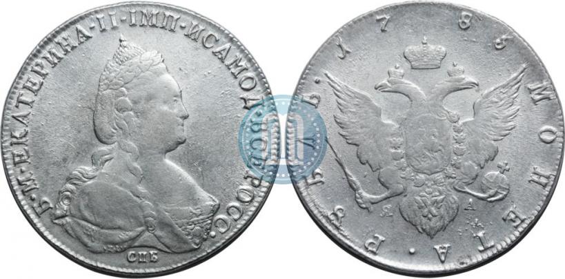 Picture 1 rouble 1785 year СПБ-ЯА 