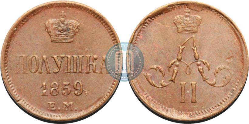 Picture Polushka 1859 year ЕМ 