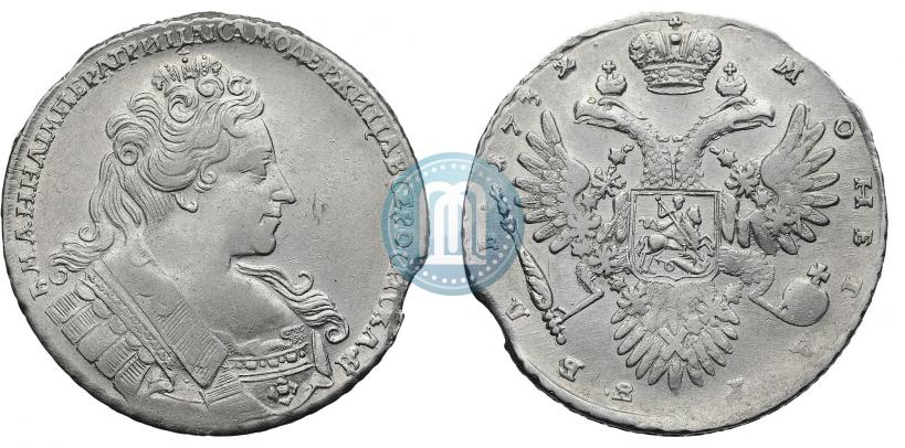 Picture 1 rouble 1732 year  