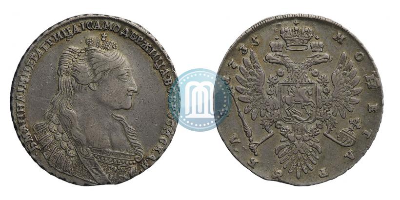 Picture 1 rouble 1735 year  