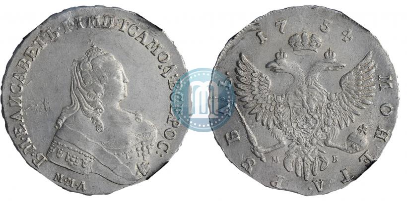 Picture 1 rouble 1754 year ММД-МБ 