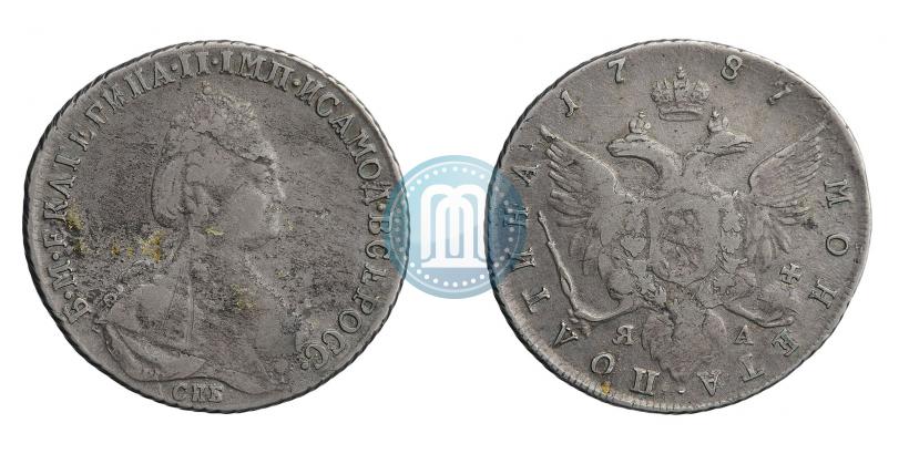 Picture Poltina 1787 year СПБ-ЯА 