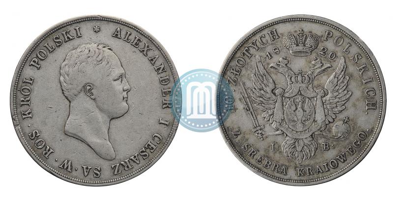 Picture 10 złotych 1820 year IB 