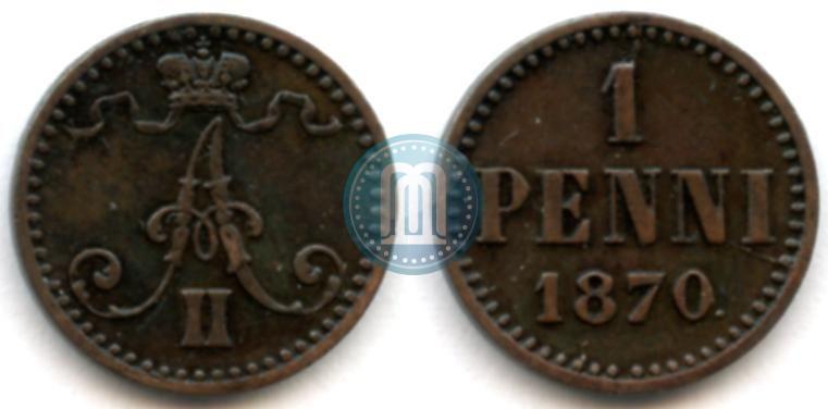 Picture 1 penni 1870 year  