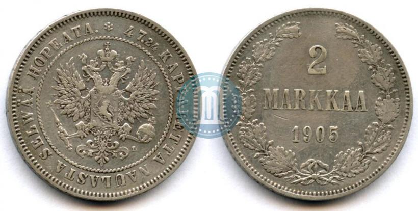 Picture 2 markkaa 1905 year L 