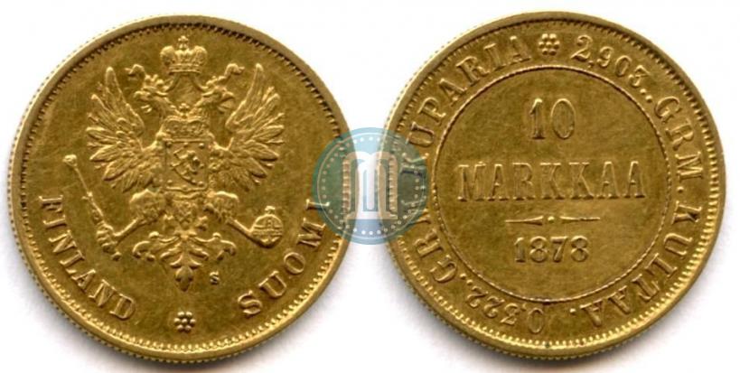 Picture 10 markkaa 1878 year S 