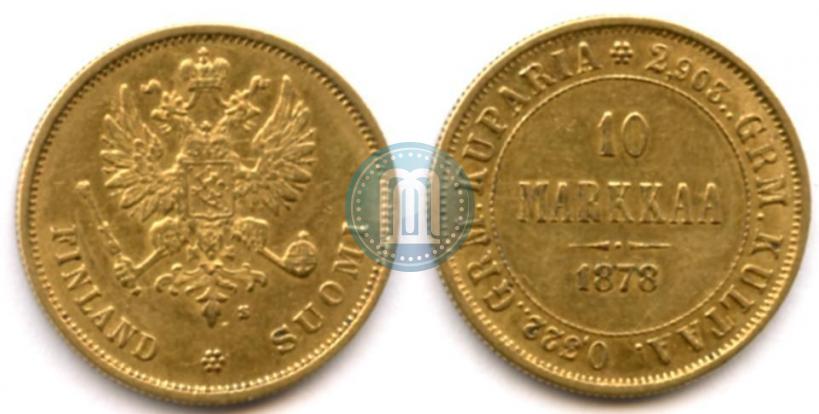 Picture 10 markkaa 1878 year S 