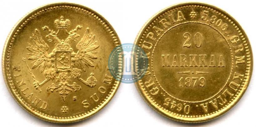 Picture 20 markkaa 1879 year S 