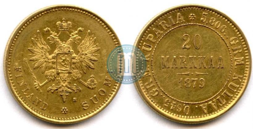 Picture 20 markkaa 1879 year S 