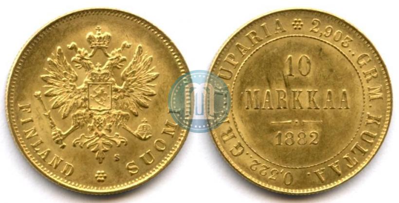 Фото 10 марок 1882 года S 
