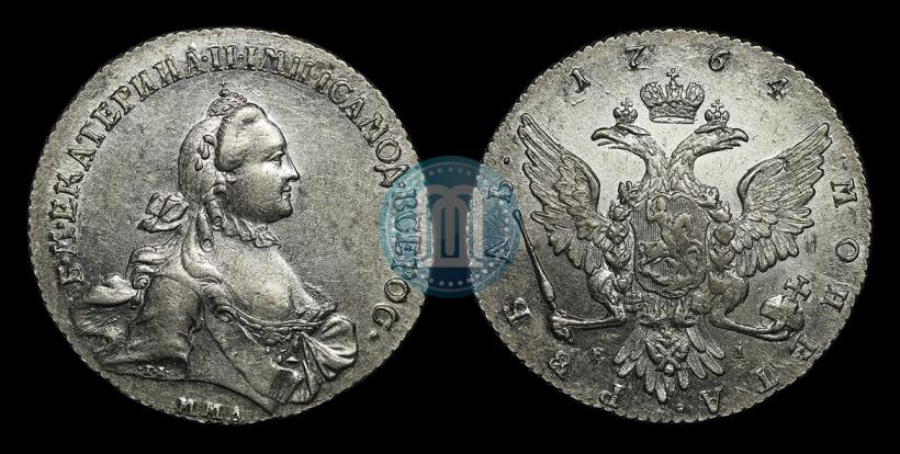 Picture 1 rouble 1764 year ММД-EI 