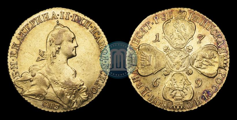 Picture 10 roubles 1769 year СПБ 