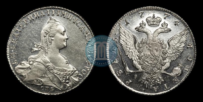 Picture 1 rouble 1774 year СПБ-ФЛ 