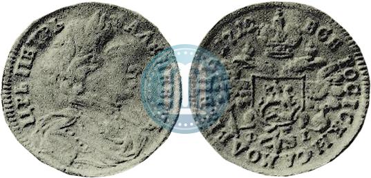 Picture 1 ducat 1712 year D-L 