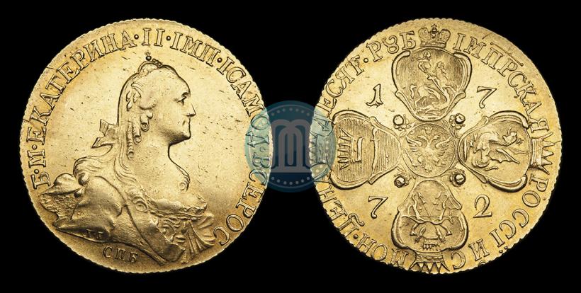 Picture 10 roubles 1772 year СПБ 
